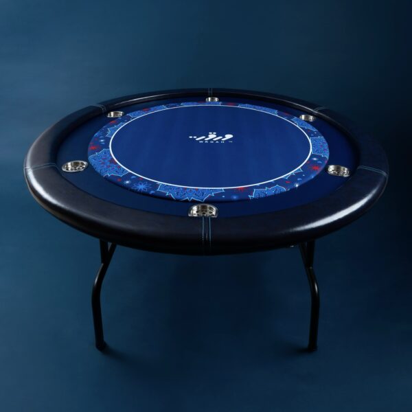 Large Leaf Table - (Navy - Pattern)