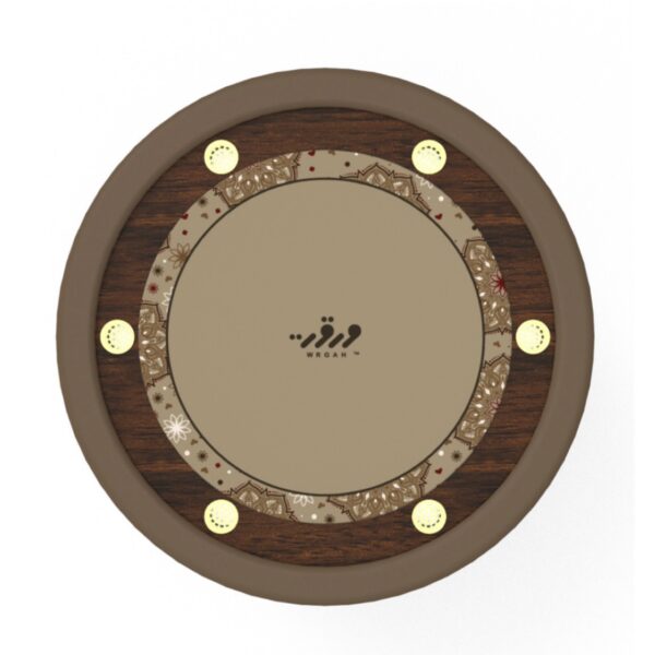 Large Leaf Table - (Beige - Pattern)