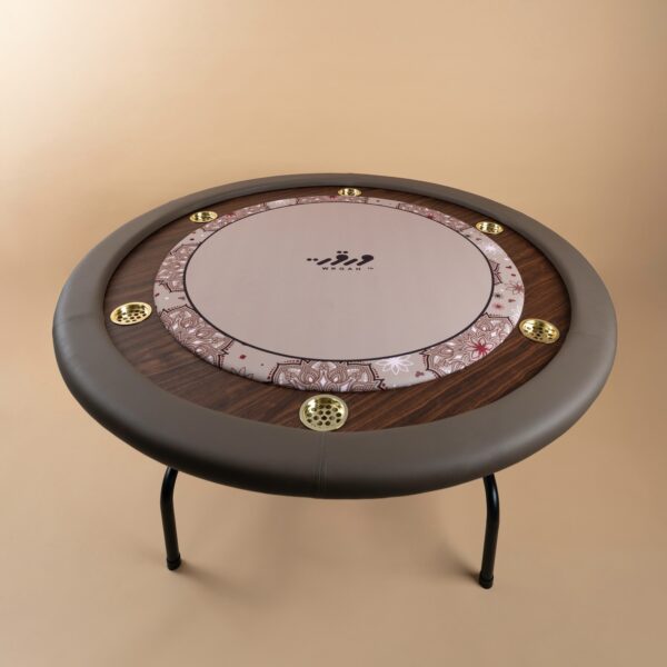 Large Leaf Table - (Beige - Pattern)