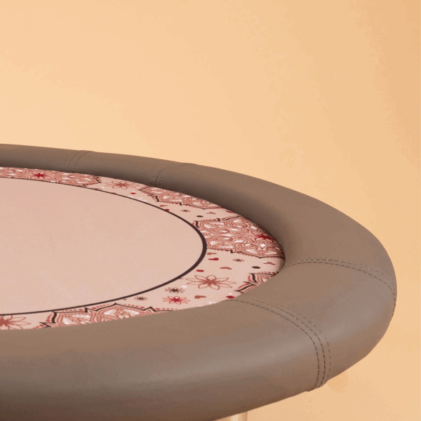 Small leaf table - (beige - pattern)