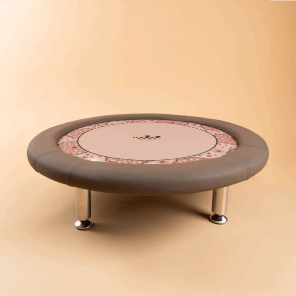 Small leaf table - (beige - pattern)