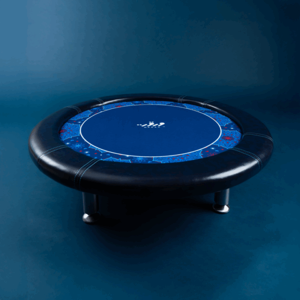 Small table (navy - pattern)